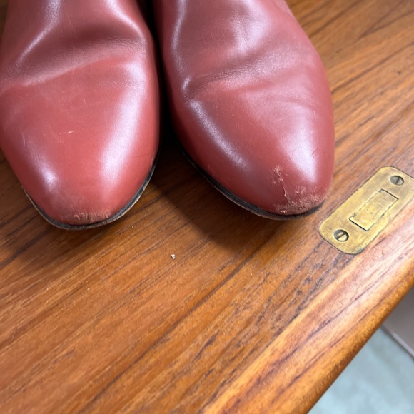 Anne Thomas Cognac Ankle Boots - Picture 4 of 6